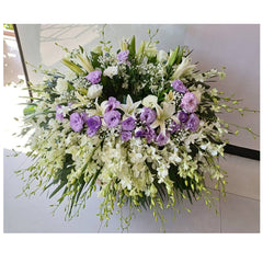 Lavander Spray Urn Flowers